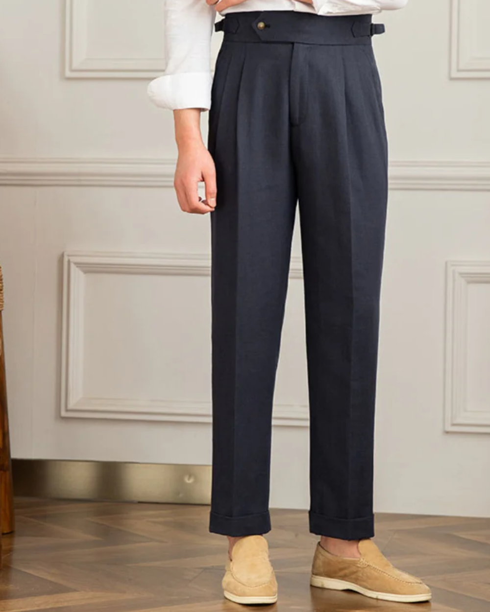 Pantalon en lin Bali