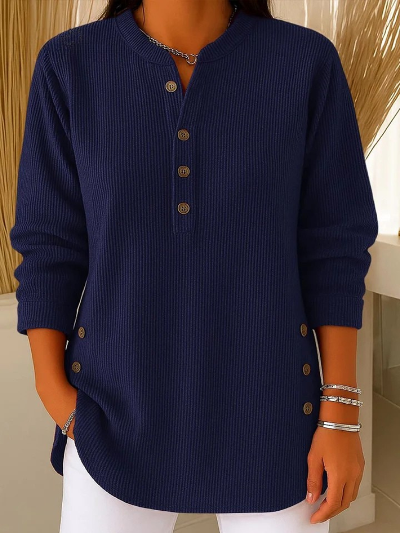 Nieves | Tunique Henley à boutons