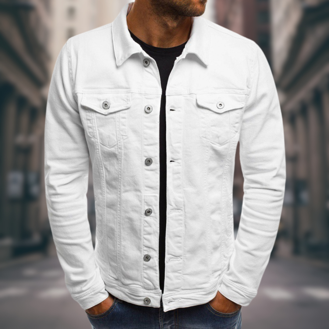 Veste en jean parisienne
