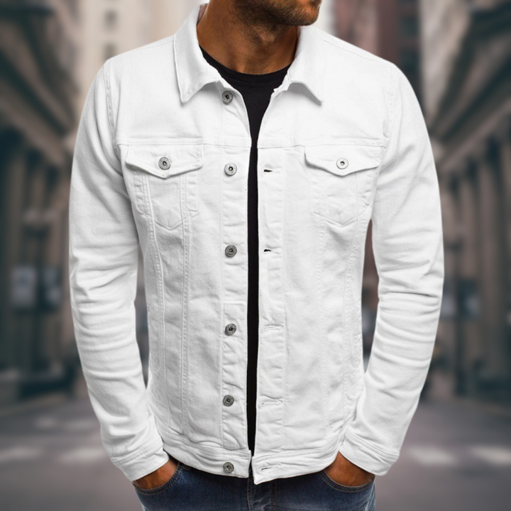 Veste en jean parisienne