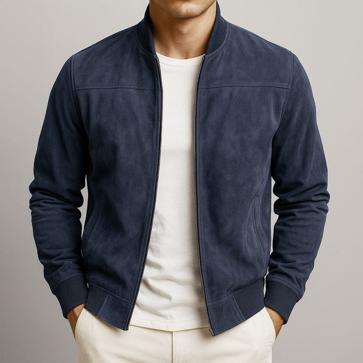 Adrian | Handgefertigte Wildlederjacke