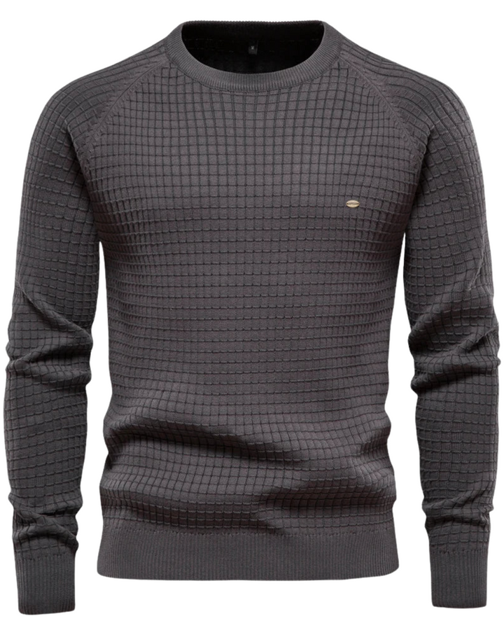 Pull pour homme à motif quadrillé