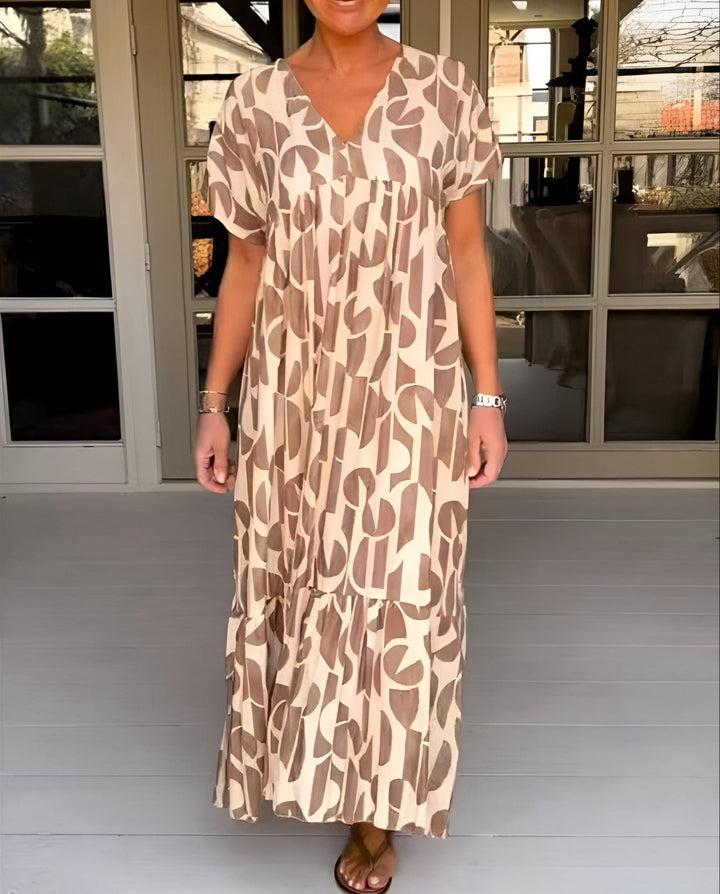 COLETTE | ROBE DÉCONTRACTÉE À ENCOLURE EN V