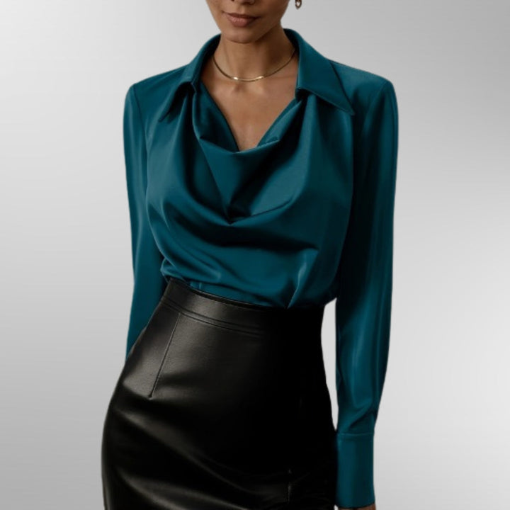 Violet™ | Elegante camicetta in raso