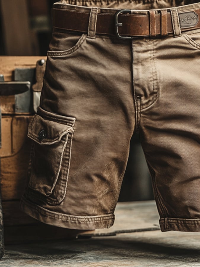 Short de travail décontracté