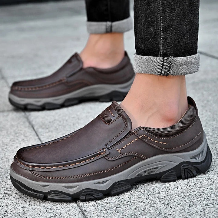 Chaussures à enfiler en cuir élégantes