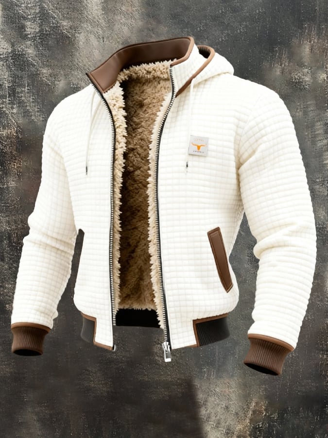 Veste d'hiver doublée en polaire