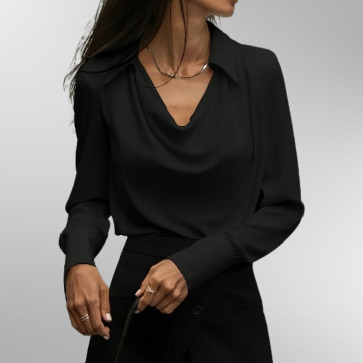 Violet™ | Elegante camicetta in raso