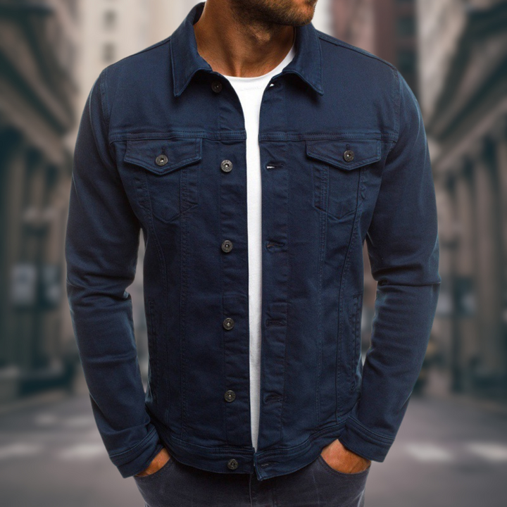 Veste en jean parisienne