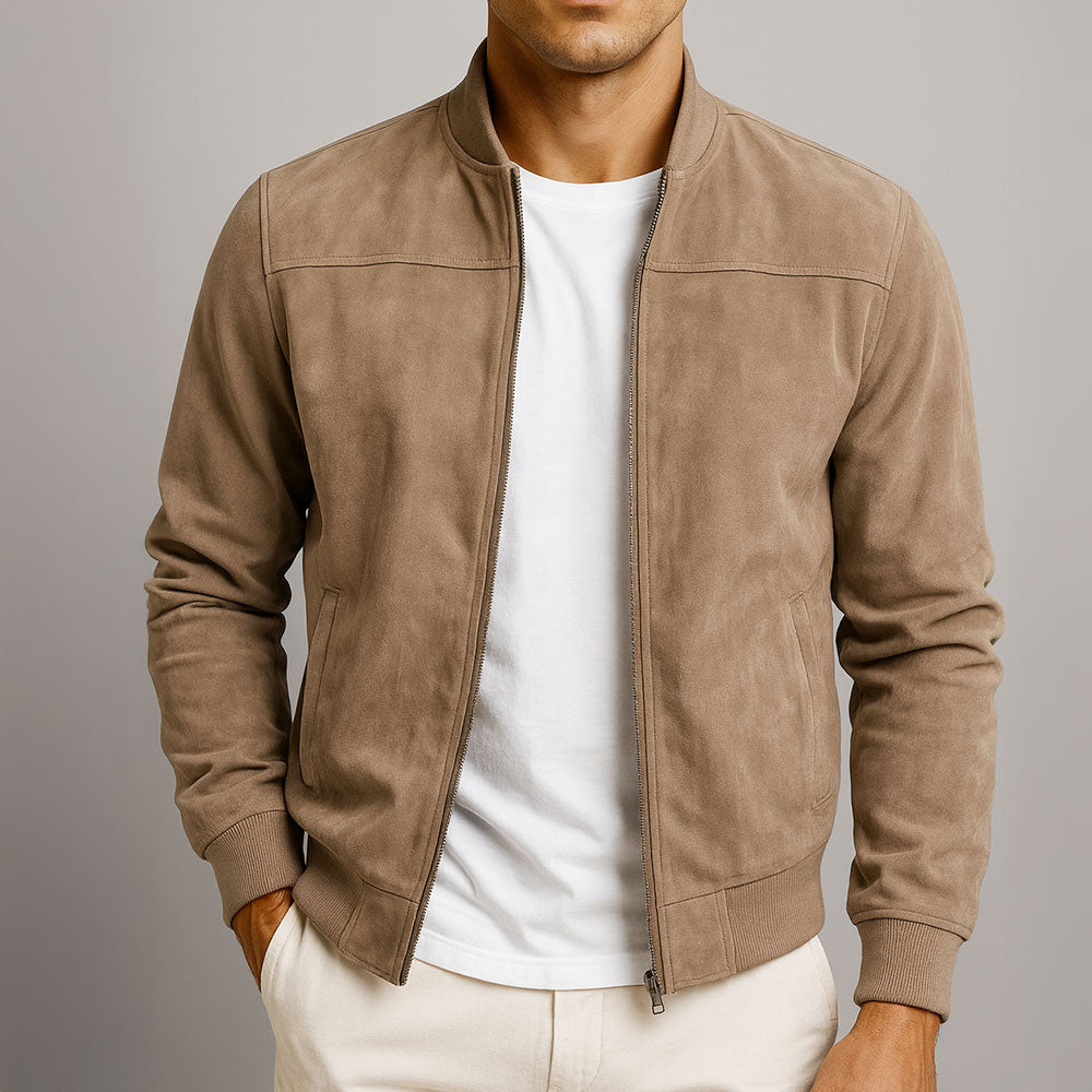 Elegante Wildlederjacke