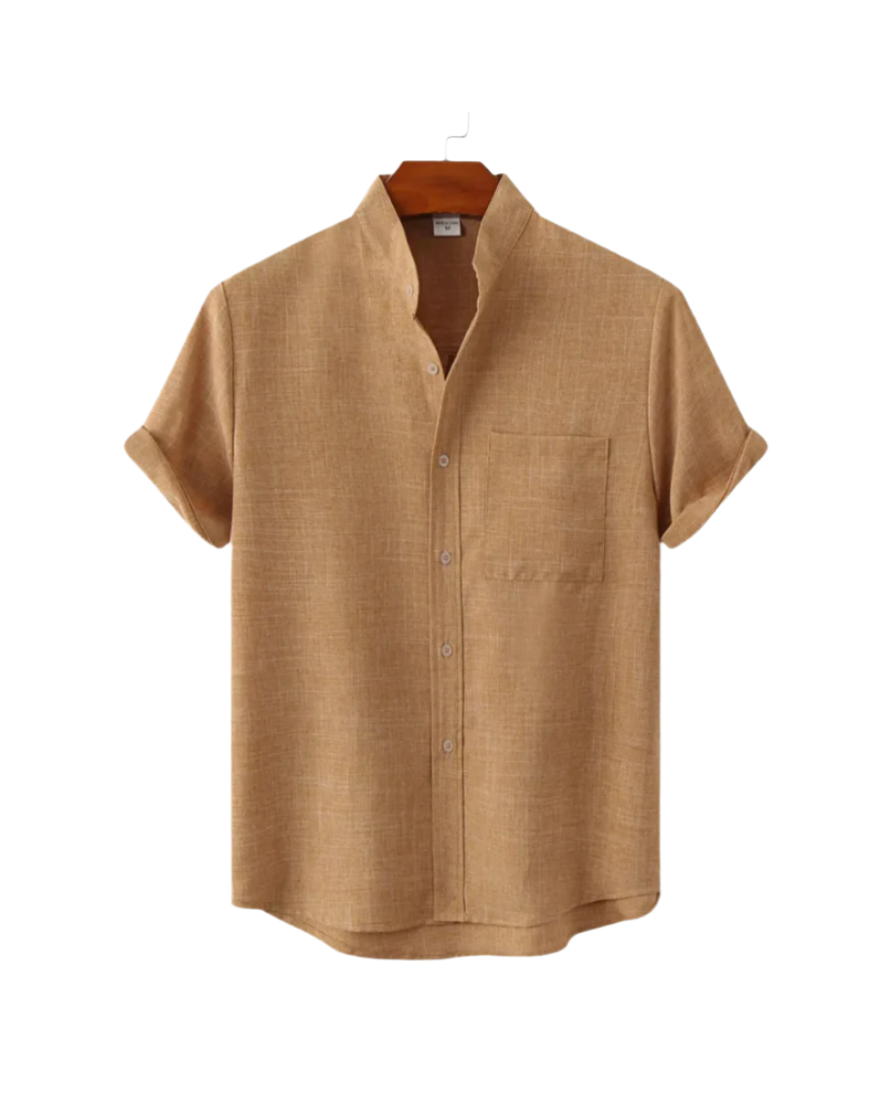 Chemise à manches courtes en lin Venise