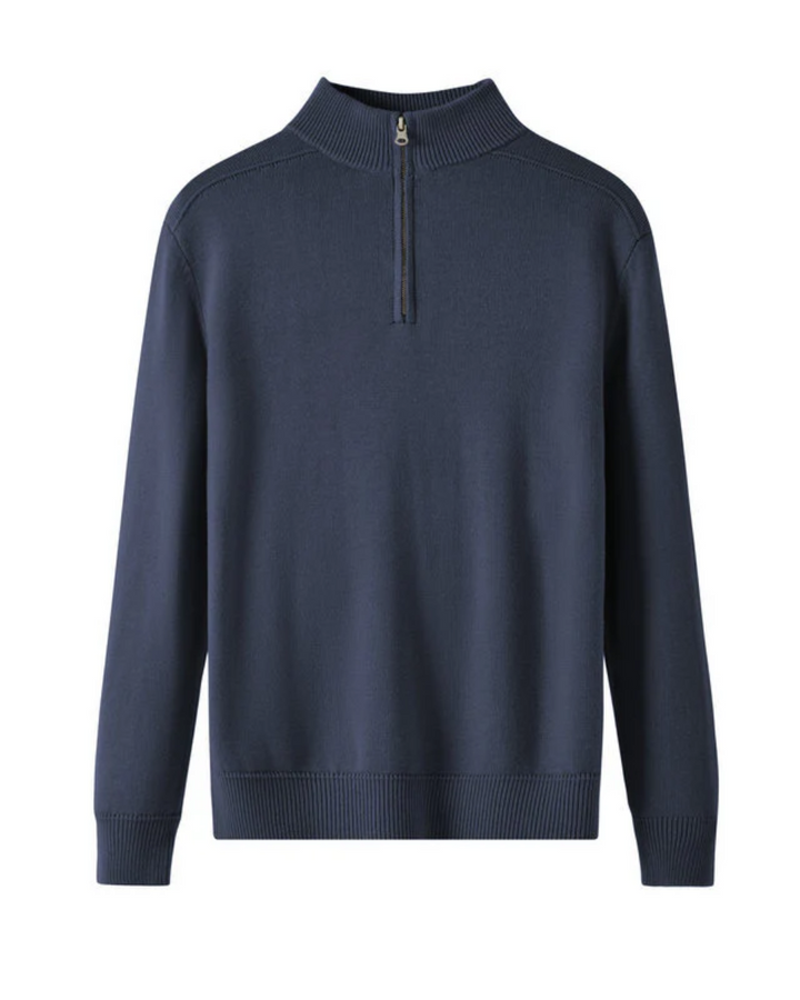 Pull-over Capri à fermeture éclair en laine mérinos