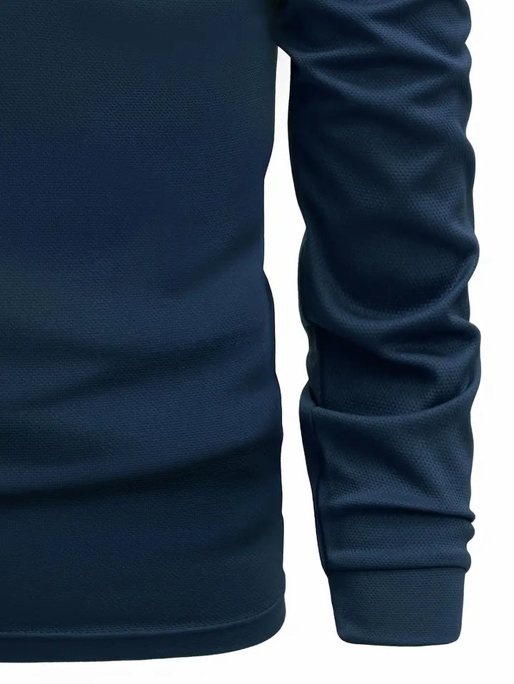 Leichter Polo-Pullover