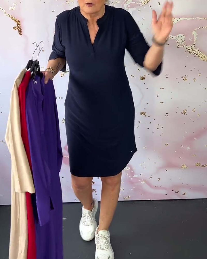 HANNE | ABITO ELEGANTE CON SCOLLO A V