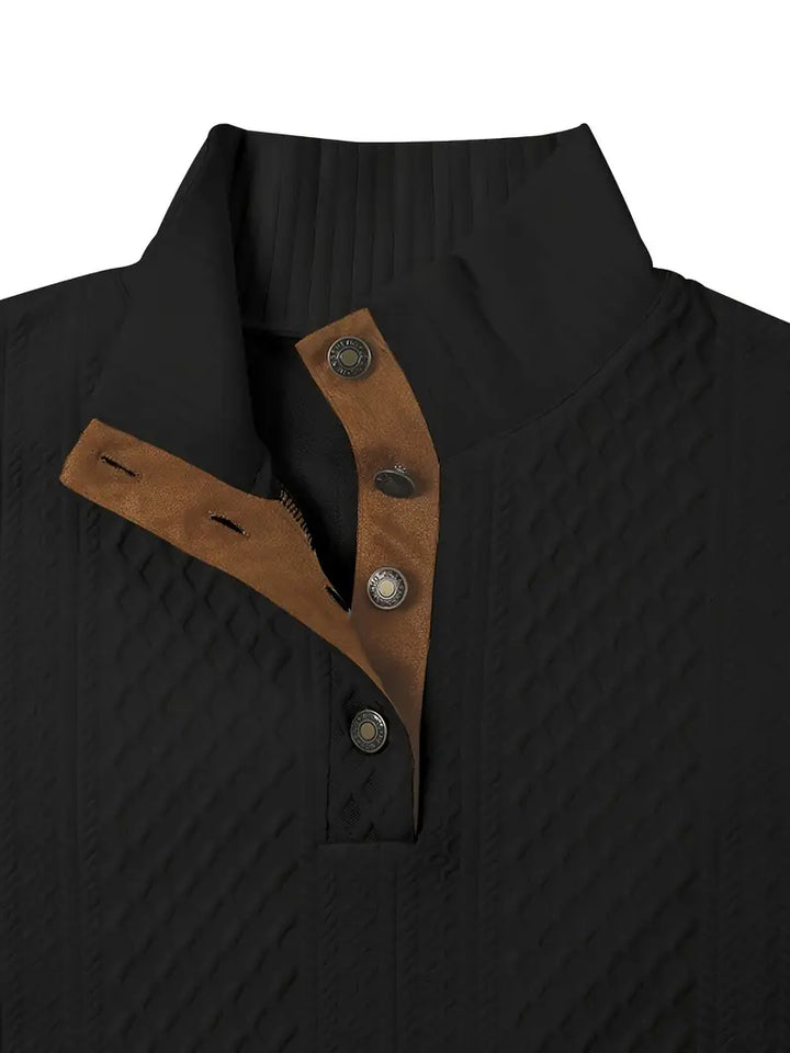 Élégant pull boutonné