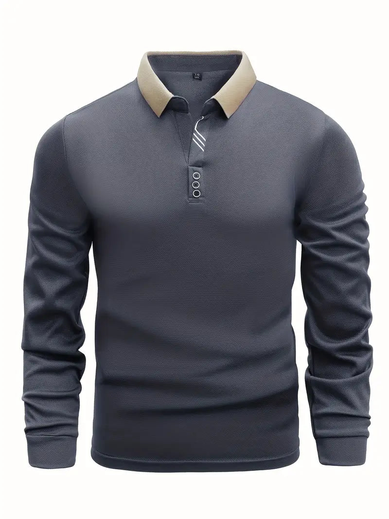 Leichter Polo-Pullover