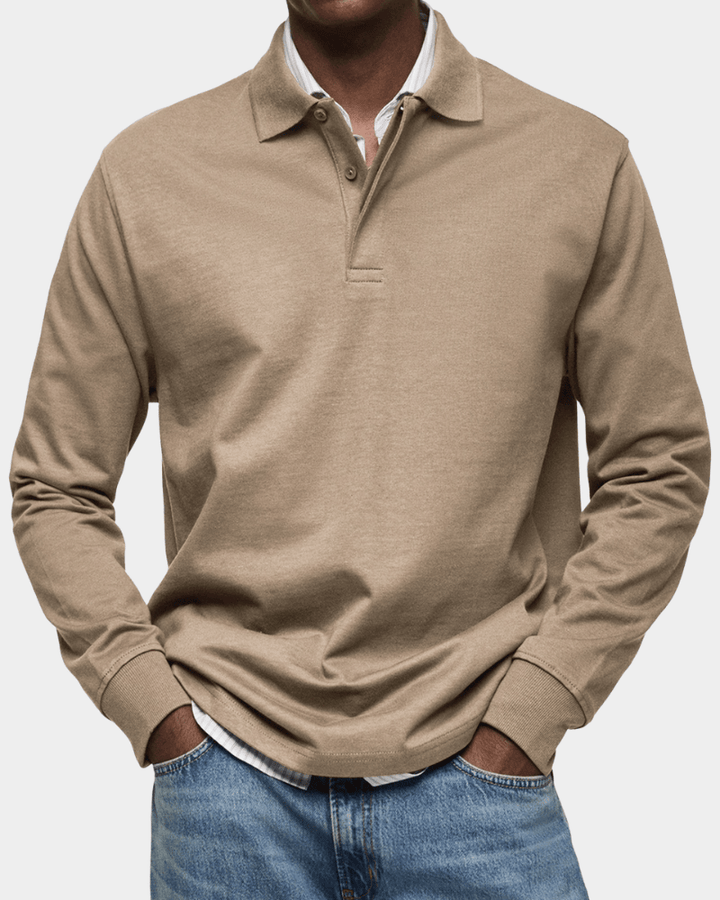 Hans | Comoda polo a maniche lunghe per la primavera (1+1 GRATIS)