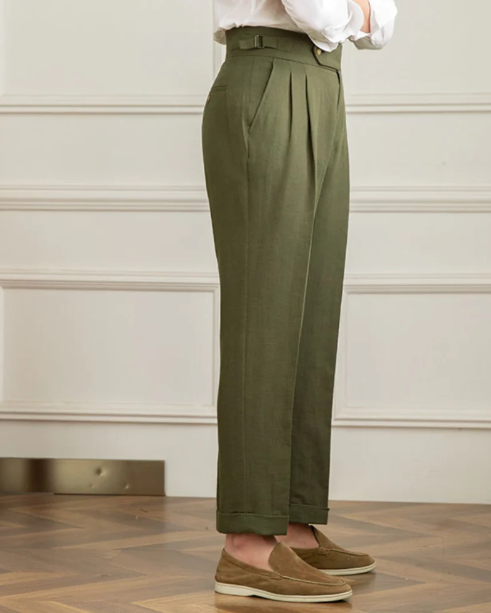 Pantalon en lin Bali
