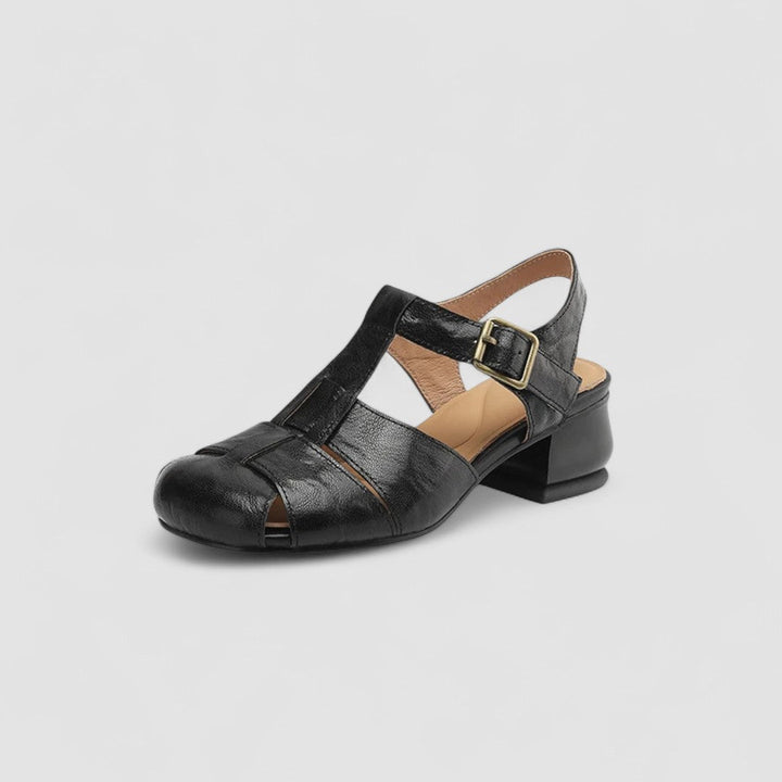 AMELIA™|SCARPE MARY JANE ORTOPEDICHE IN VERA PELLE