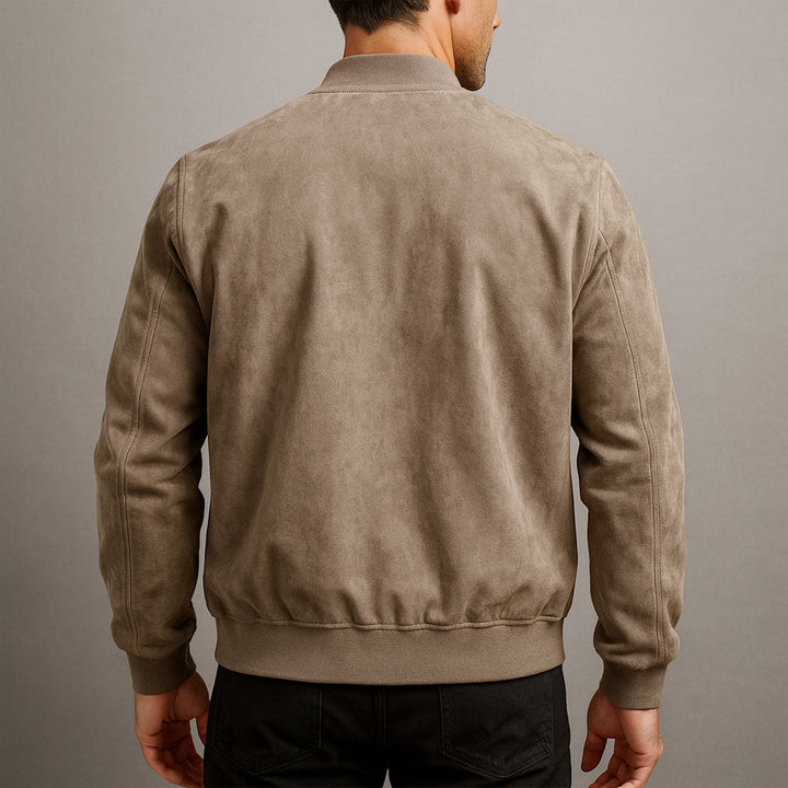 Giacca bomber Adrian I in camoscio premium