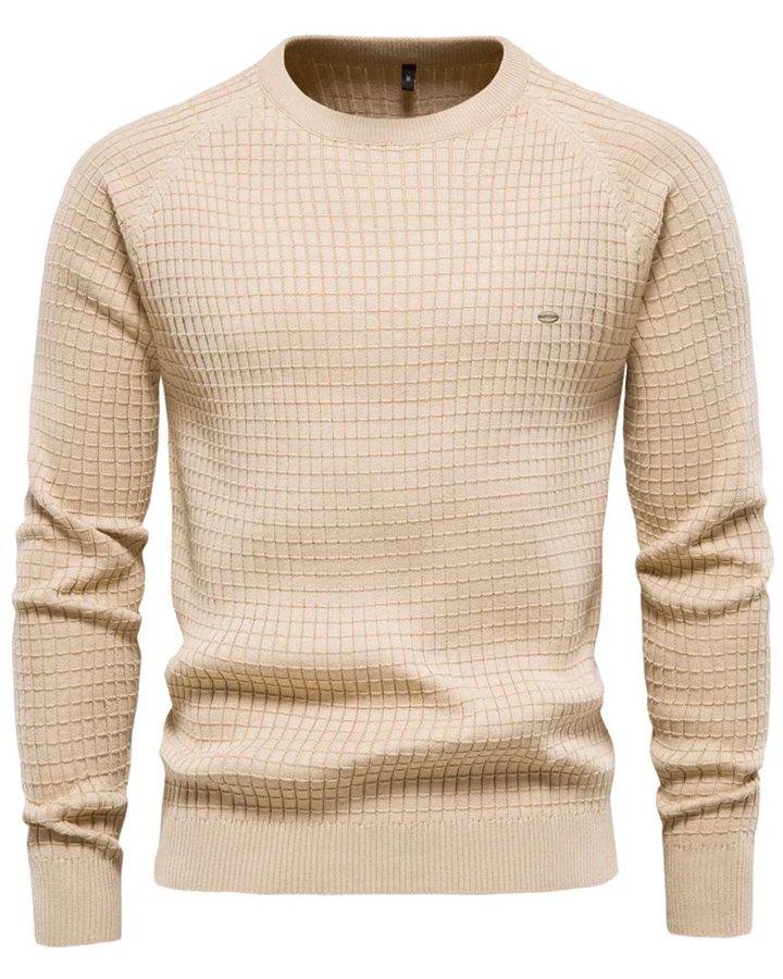 Pull pour homme à motif quadrillé