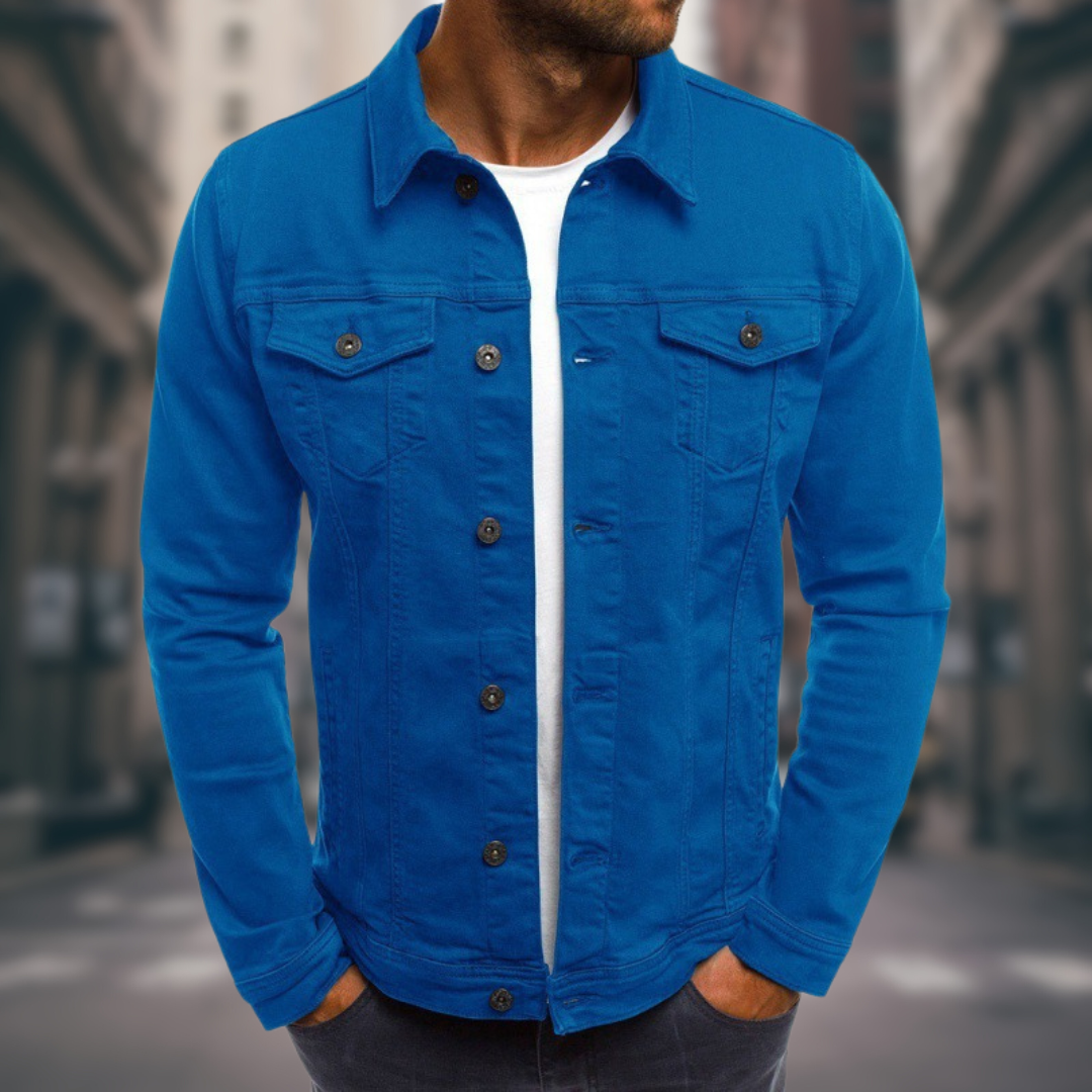 Veste en jean parisienne
