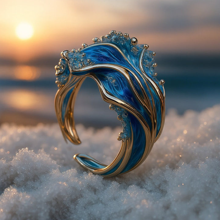 Ondine | Bague vague antique