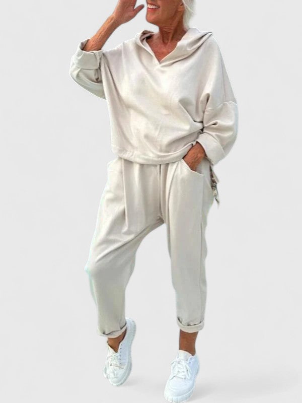 Sally | Bequemes Kapuzen-Sweatshirt-Set