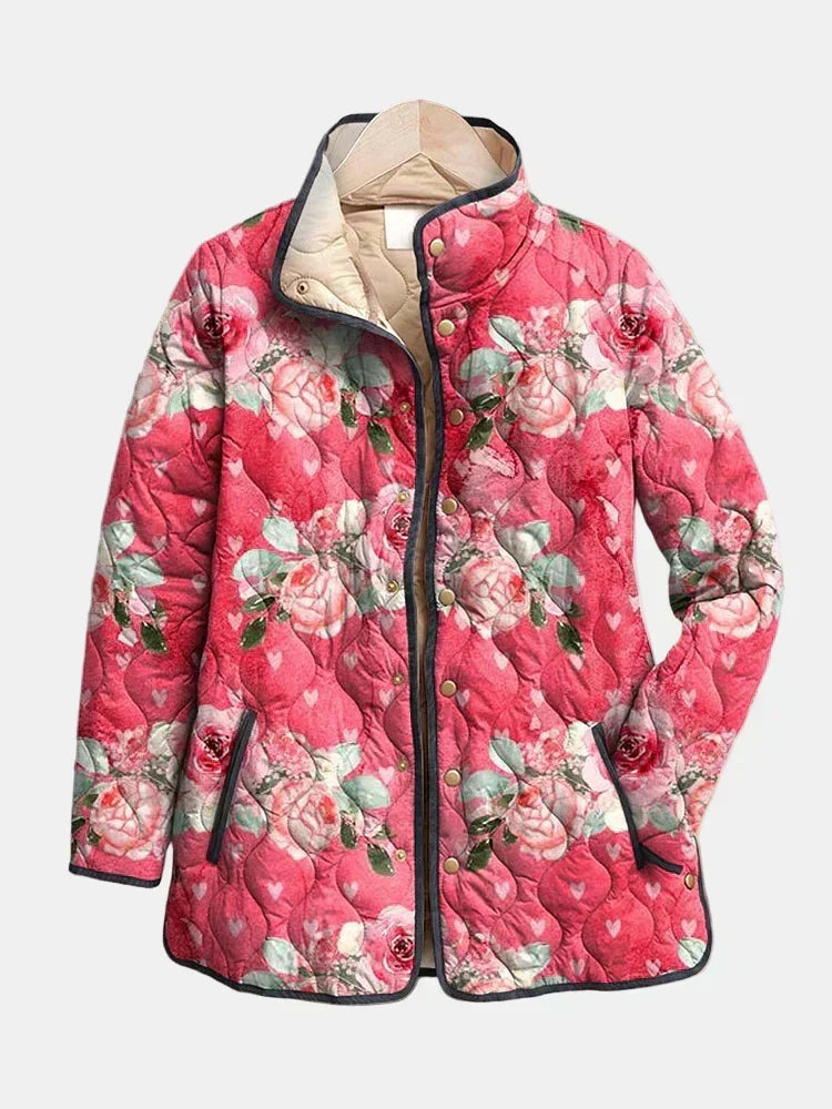 DELACROIX | Gilet trapuntato color rosa cipria Christine
