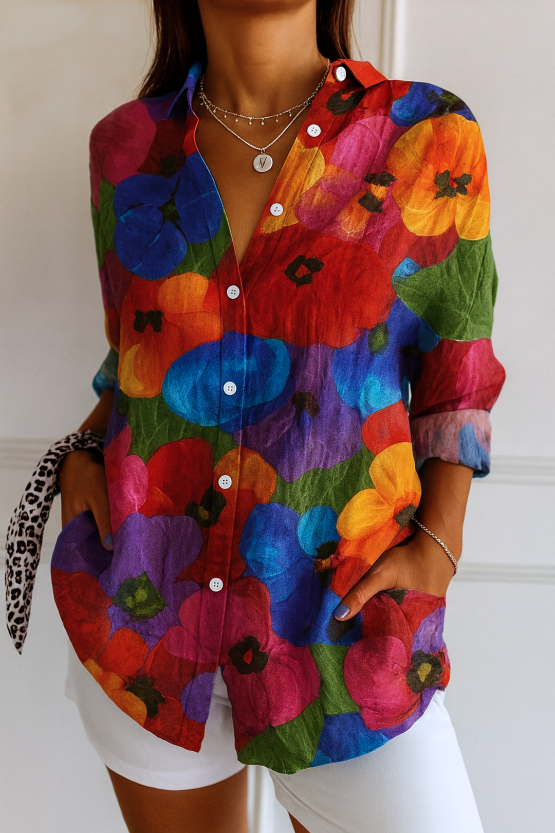 Astra | Blouse imprimée colorée
