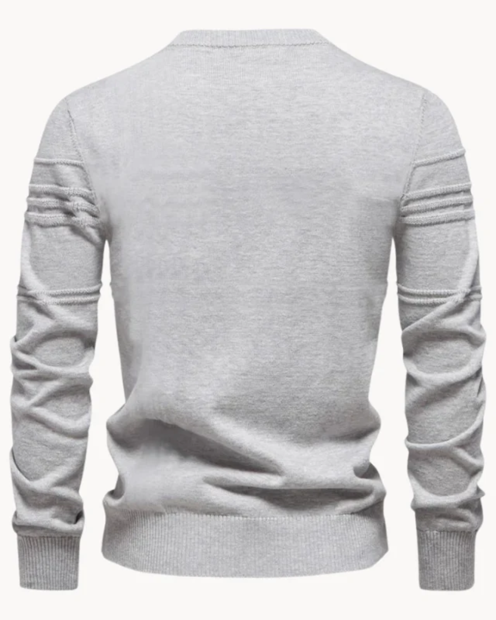 Herrenpullover mit Karomuster