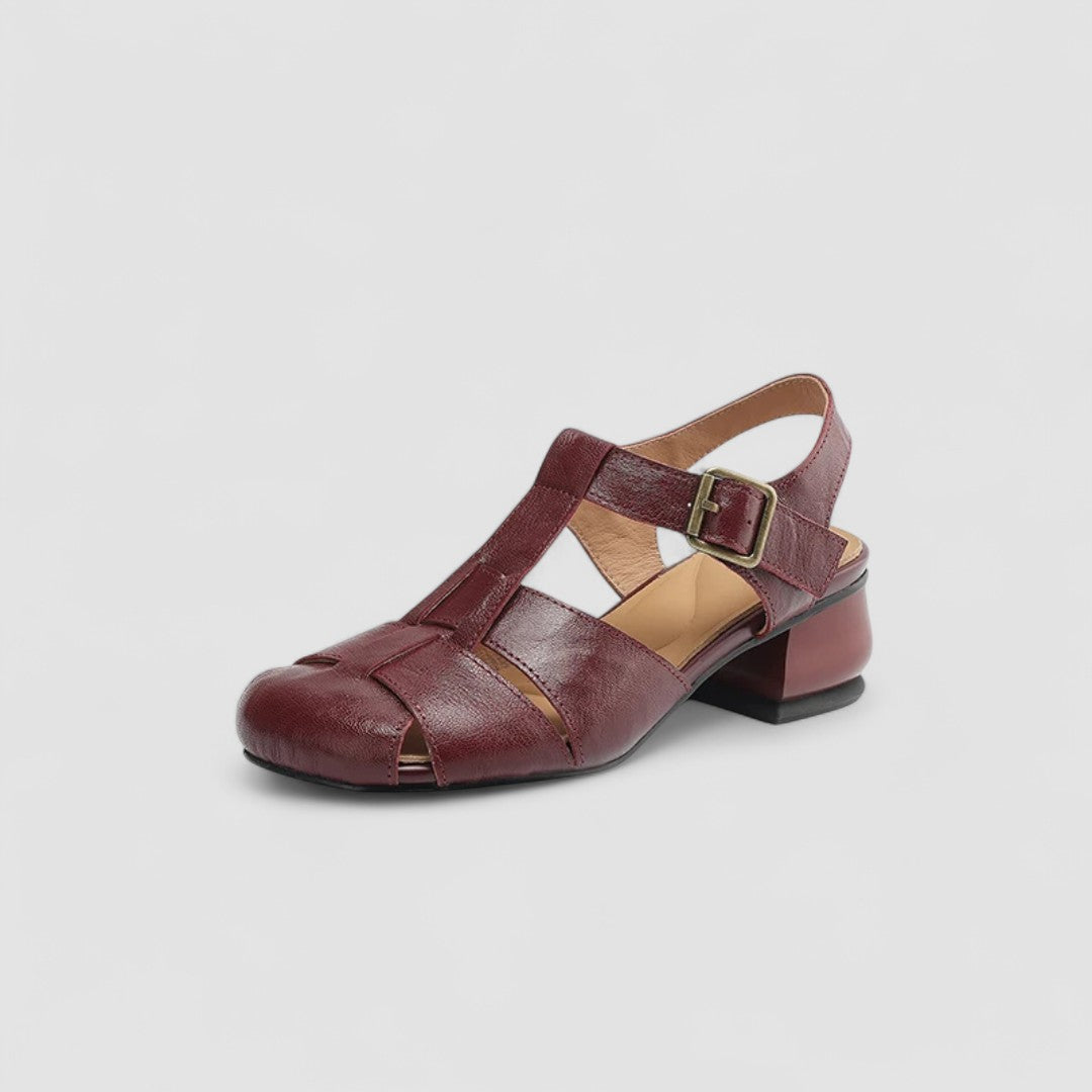 AMELIA™|SCARPE MARY JANE ORTOPEDICHE IN VERA PELLE