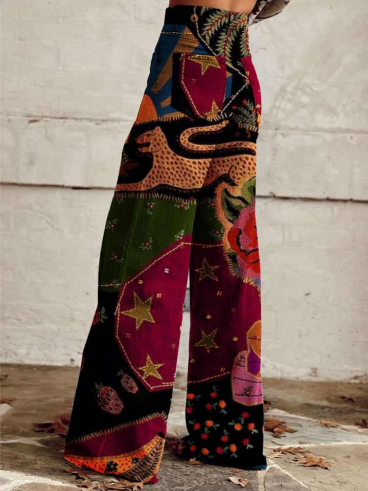 Léna - Pantalon bohème chic