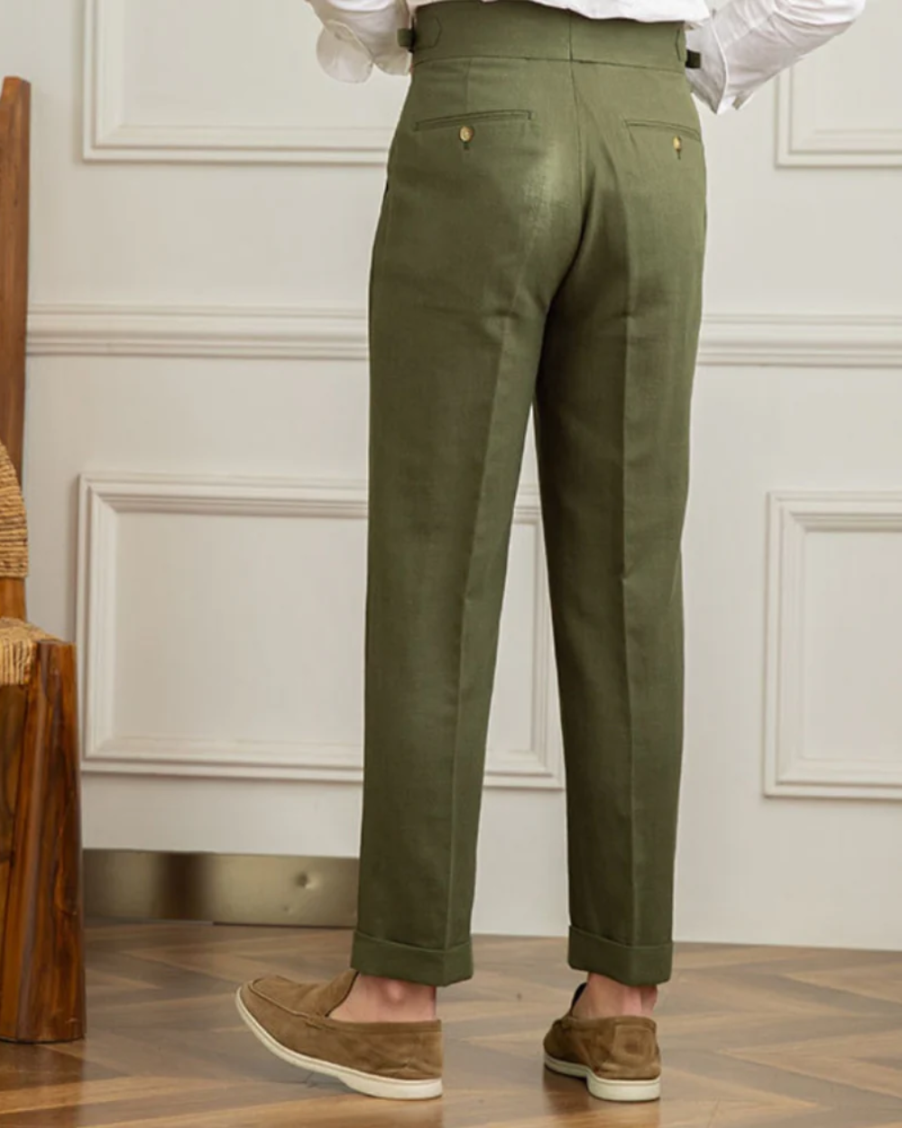 Pantalon en lin Bali
