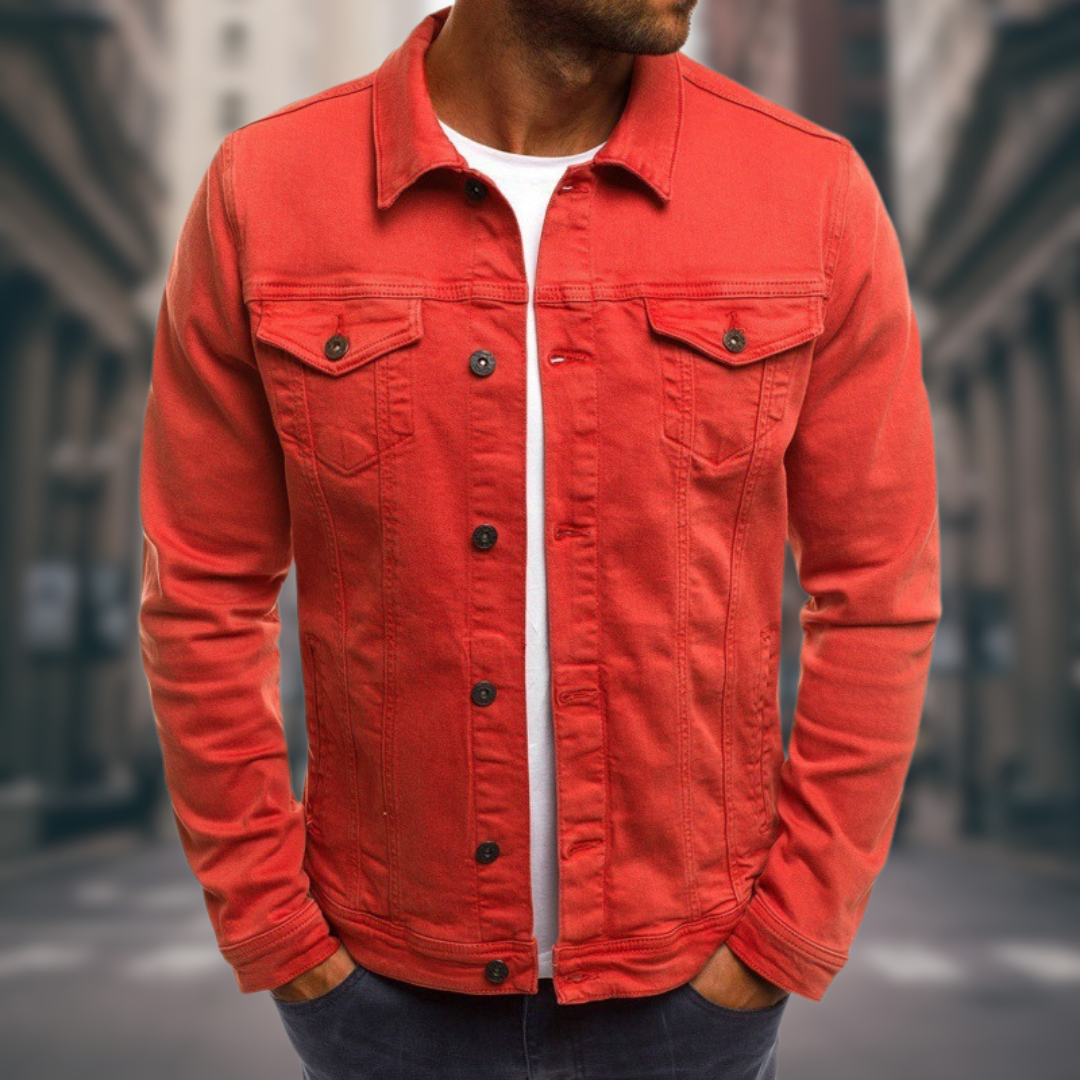 Veste en jean parisienne