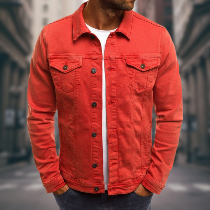 Veste en jean parisienne