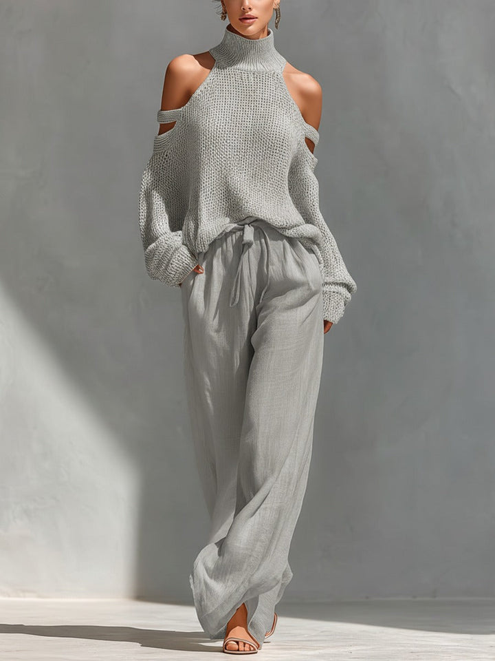 Vessa | Set a due pezzi con scollo Bardot