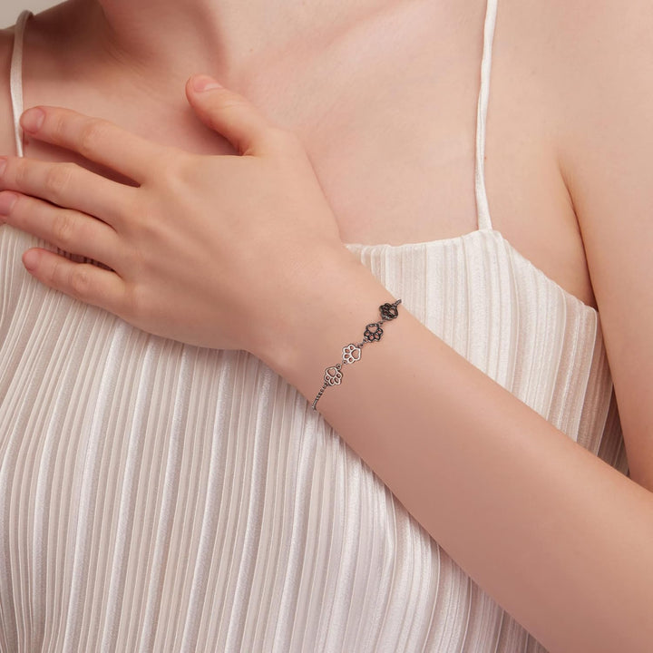 Bracciale con impronta di zampa – Misura regolabile