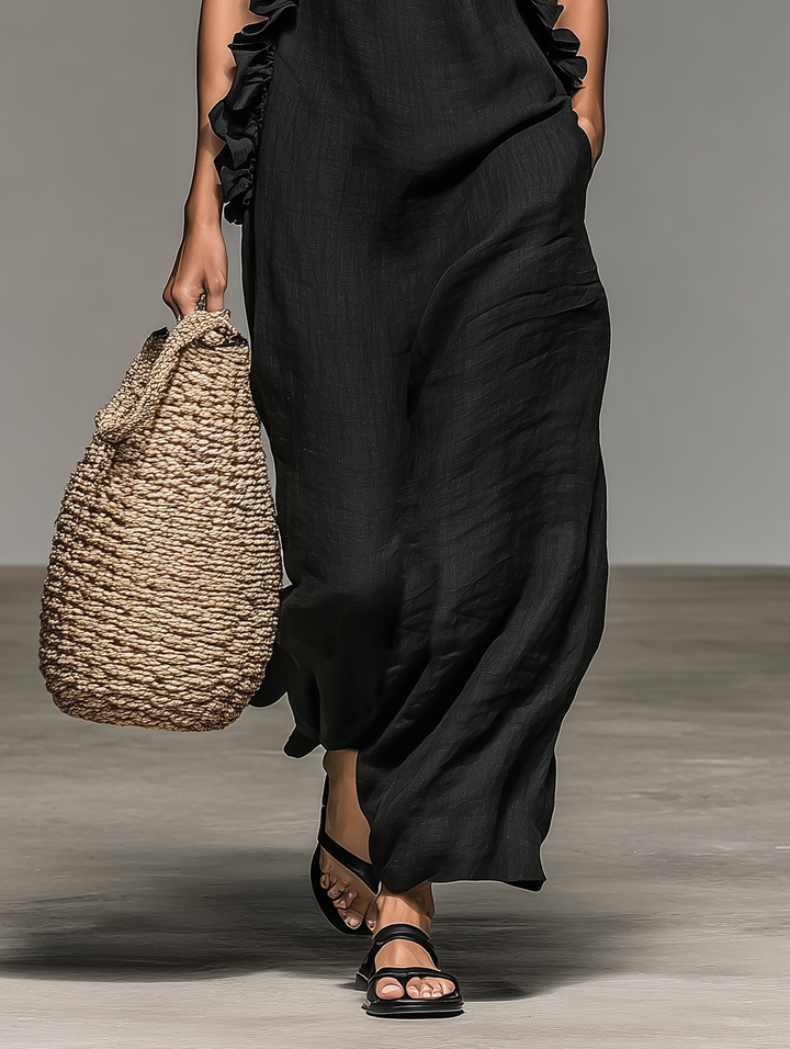 Lora | Maxi abito con tasche