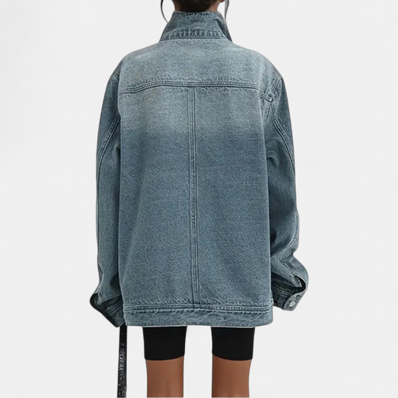 SARAH | Veste asymétrique tendance style urbain