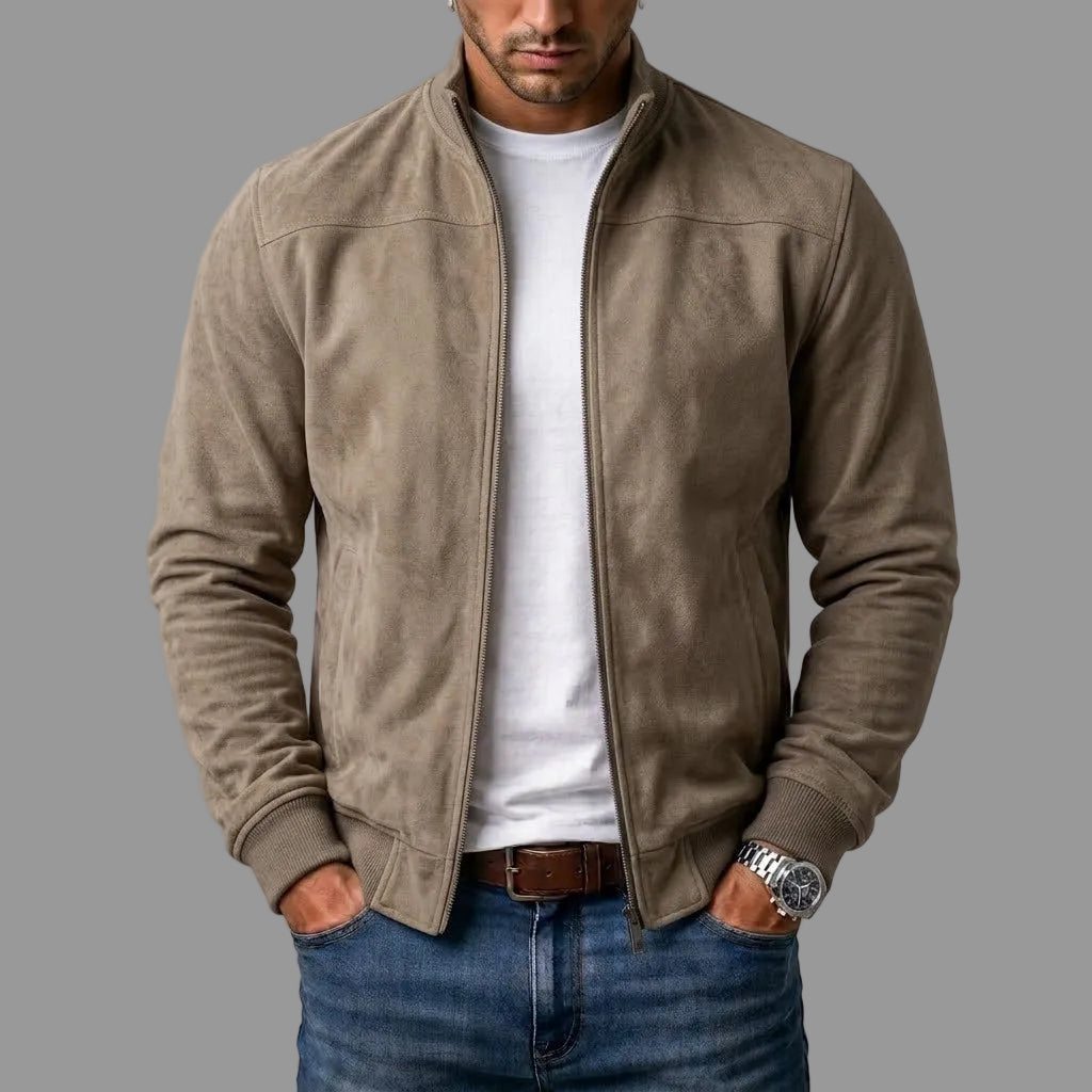 Dieter | Bomberjacke aus Wildleder