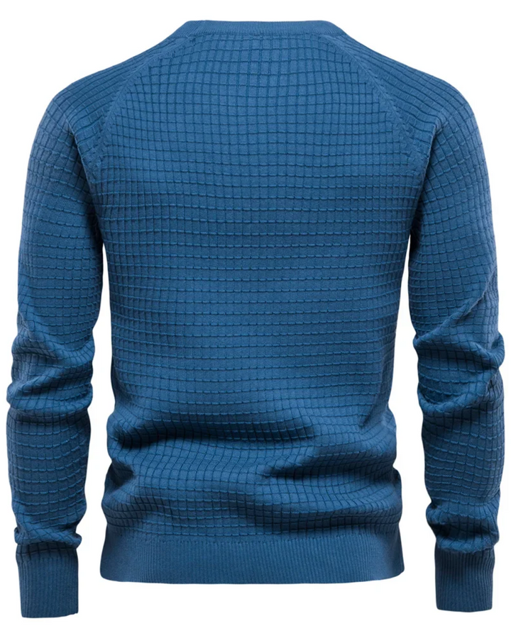 Pull pour homme à motif quadrillé