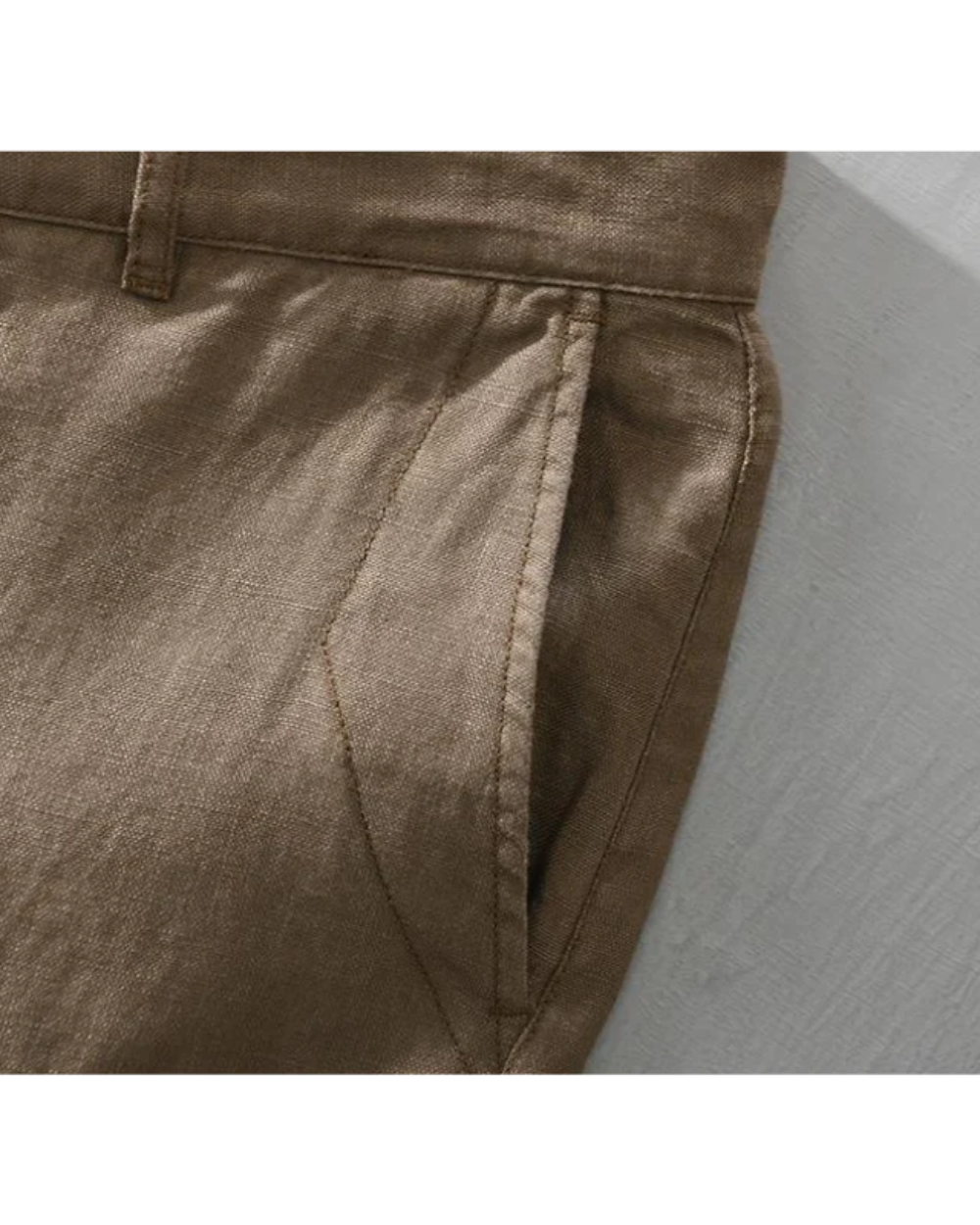 Shorts en lin Lisbo
