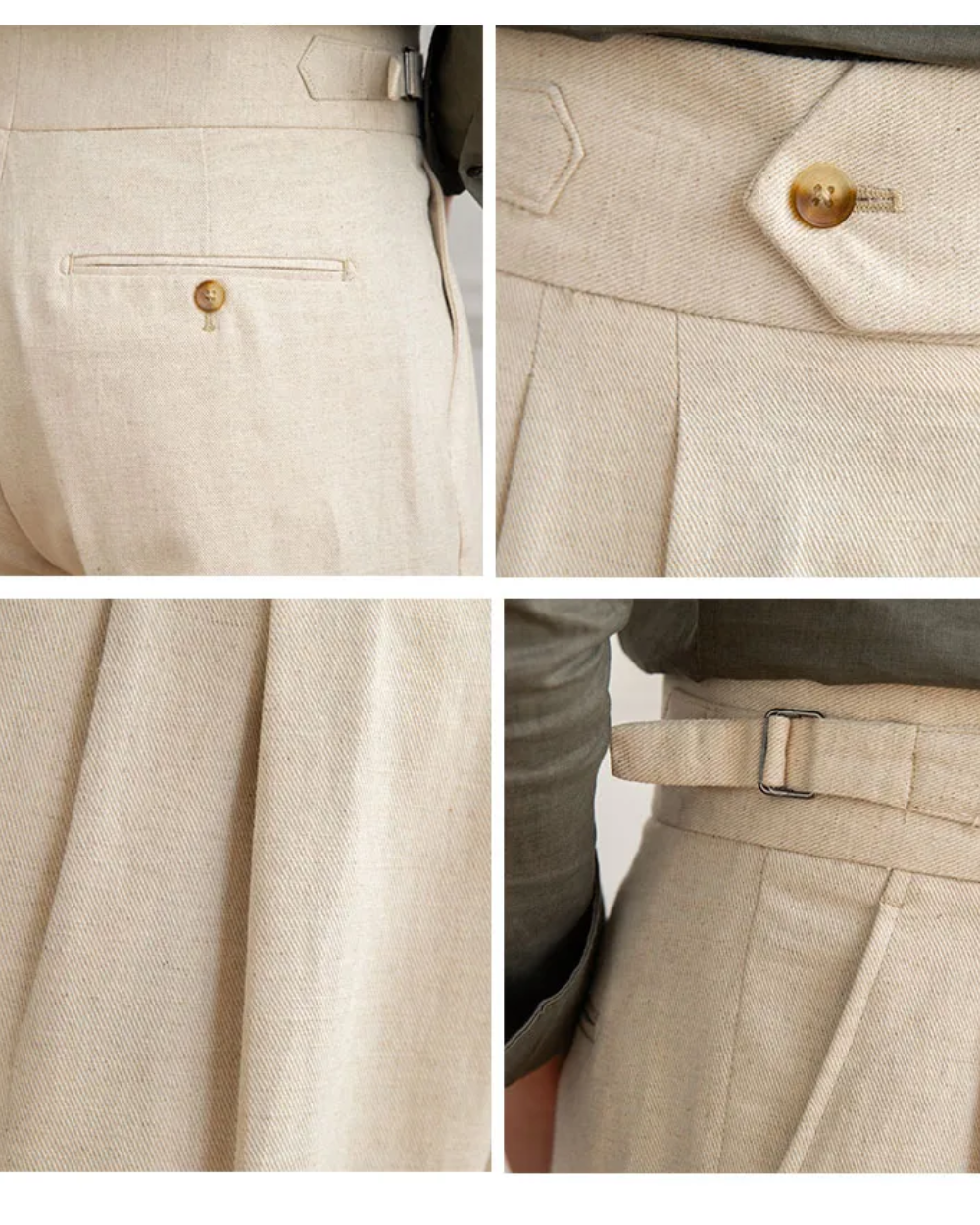 Pantalon en lin Bali