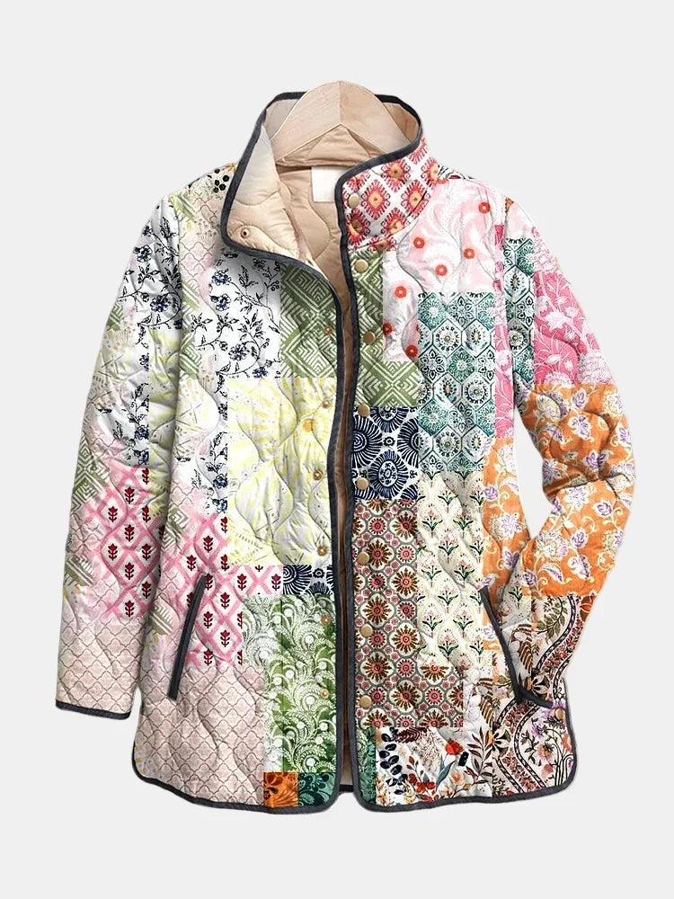 DELACROIX | Veste matelassée patchwork bohème Florence
