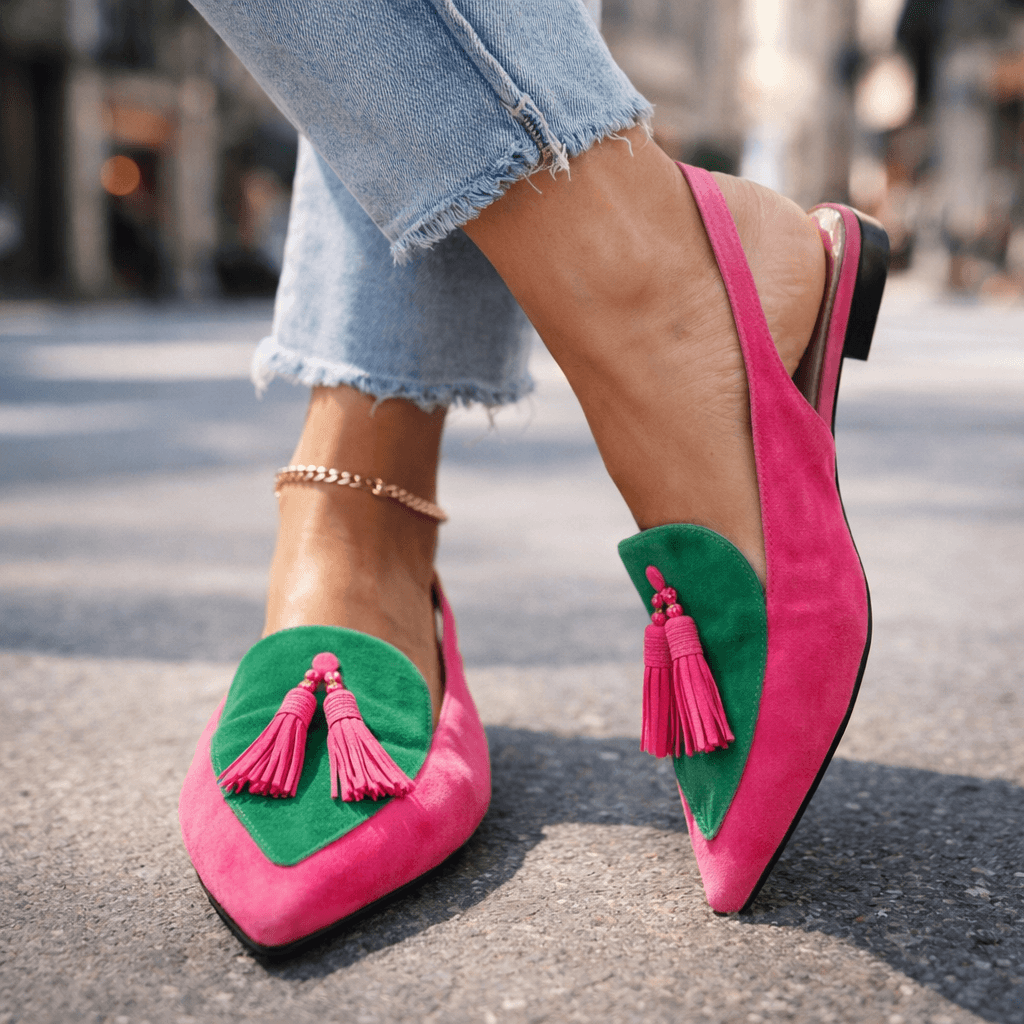 Claudia | Sandales à brides et pompons