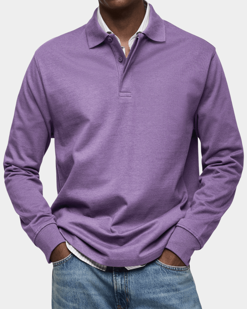 Hans | Comoda polo a maniche lunghe per la primavera (1+1 GRATIS)