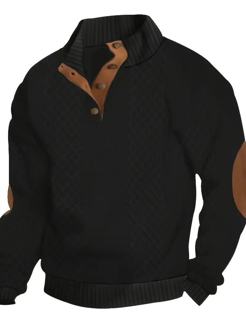 Élégant pull boutonné