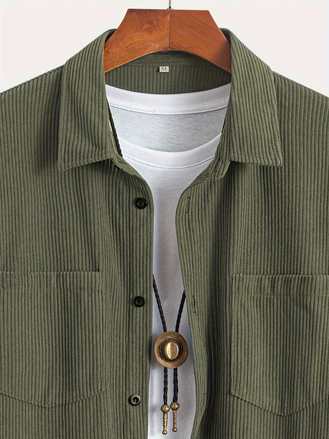 Lässige Cord-Strickjacke