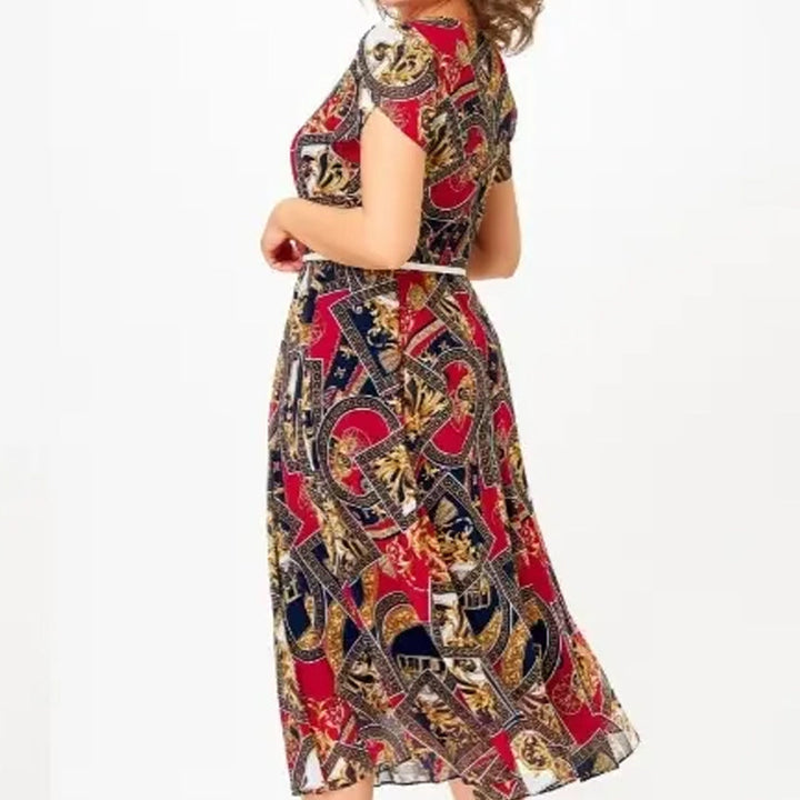Nina I A-Linien Chiffonkleid im Vintage-Stil